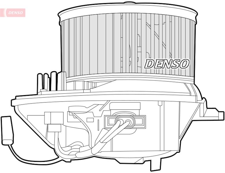 DENSO DEA07004 İklimlendirme Sistemi Fan Parçaları - CITROËN XANTIA (X1_, X2_) uyumlu