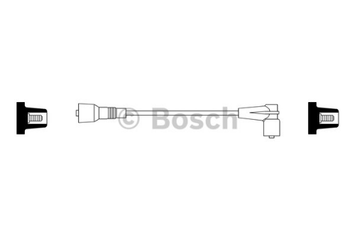 BOSCH 0 986 356 230 Ateşleme Sistemi Ateşleme Kablosu - OPEL KADETT E Hatchback (T85) uyumlu