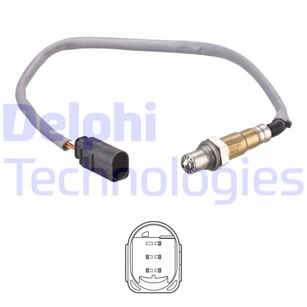 DELPHI ES21281-12B1 Emme & Egzoz Sistemi Egzoz Sensörleri - MERCEDES-BENZ G-SERISI (W461) uyumlu