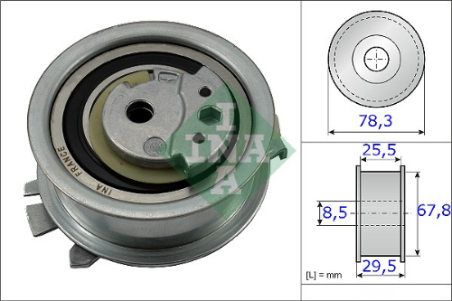 Schaeffler INA 531 0825 10 Motor Kayış Kasnağı - VW PASSAT B7 (362) uyumlu