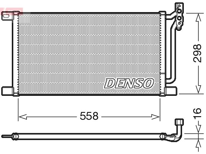 DENSO DCN05020 İklimlendirme Sistemi Klima Radyatörü - BMW 3 (E46) uyumlu