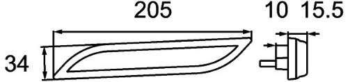 HELLA 2PS 013 305-101 Farlar & Aydınlatma Sinyal Lambası