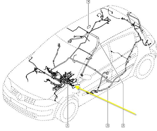 Motor Tesisatı - RENAULT ORIJINAL - 240143467S Ürün Görseli