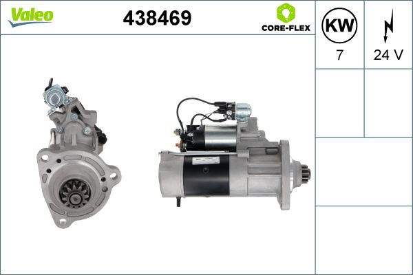 VALEO 438469 Elektrik Sistemi Marş Motoru - MAN TGS I uyumlu