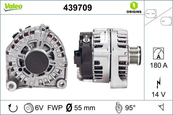 VALEO 439709 Elektrik Sistemi Alternatör - BMW 3 Touring (E91) uyumlu