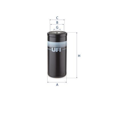 UFI 87.014.00 Direksiyon Sistemi Hidrolik Filtre - DEUTZ-FAHR AGROTRON uyumlu