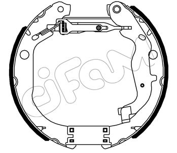 CIFAM 151-558 Fren Sistemleri Fren Pabucu - DACIA DUSTER (HM_) uyumlu