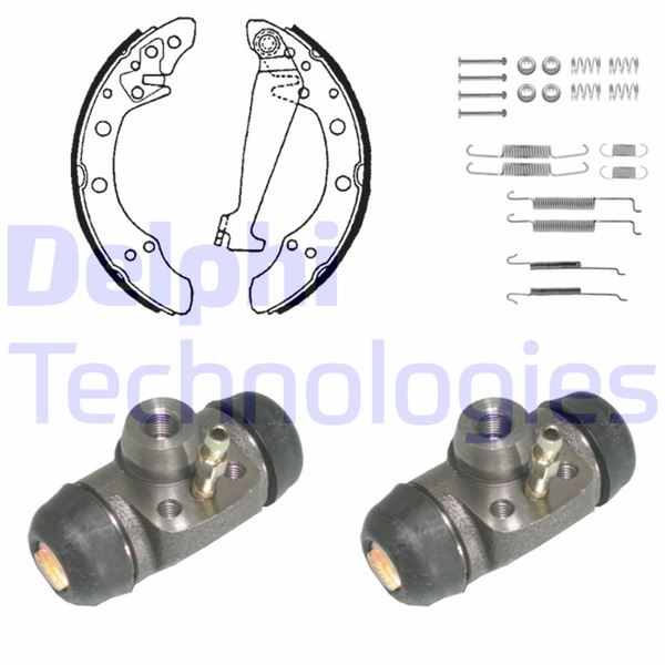 DELPHI KP1063 Fren Sistemleri Fren Pabucu - SKODA FELICIA I Pick-up (6UF, 6U7) uyumlu