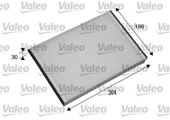VALEO 698874 İklimlendirme Sistemi Polen Filtresi - OPEL ASTRA H Station wagon (A04) uyumlu