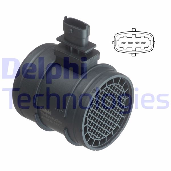 DELPHI AF10378-12B1 Motor Hava Kütle Ölçer (MAF Sensörü) - FIAT DUCATO Panelvan/Van (250_) uyumlu