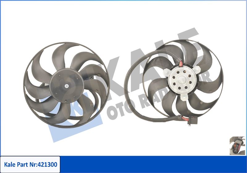 KALE OTO RADYATÖR 421300 Soğutma Sistemi Fan - SEAT IBIZA IV (6J5, 6P1) uyumlu
