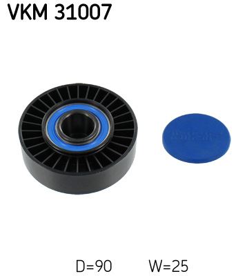 SKF VKM 31007 Motor Yönlendirme & Kılavuz Makarası - VW GOLF II (19E, 1G1) uyumlu