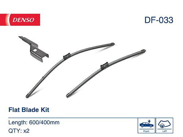 DENSO DF-033 Kaporta & Gövde Parçaları Cam Silecek Mekanizması - SEAT IBIZA IV (6J5, 6P1) uyumlu