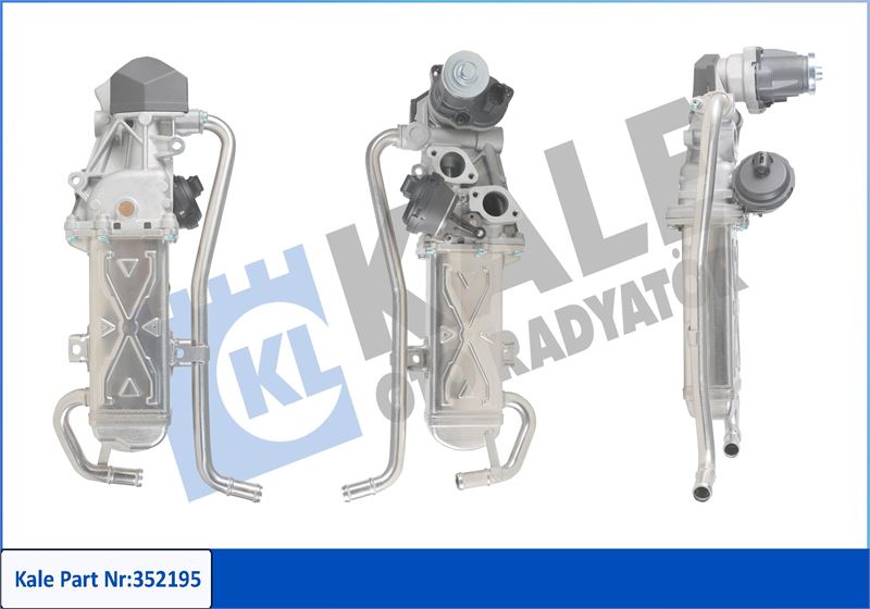 KALE OTO RADYATÖR 352195 Motor EGR Parçaları - AUDI A1 (8X1, 8XK) uyumlu