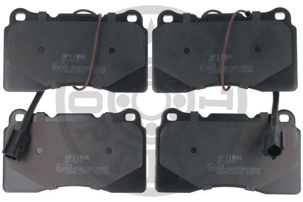 OPTIMAL BP-12737 Fren Sistemleri Fren Balatası - ALFA ROMEO 156 Sportwagon (932_) uyumlu