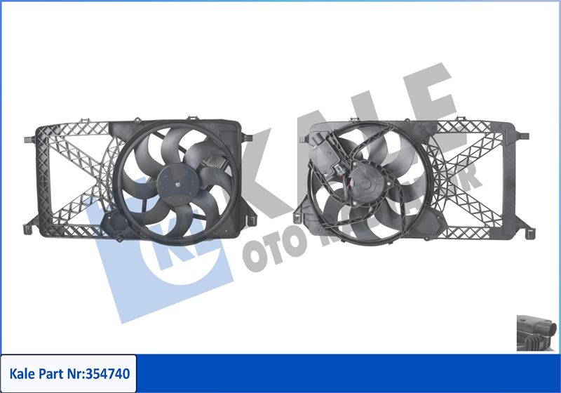 KALE OTO RADYATÖR 354740 Soğutma Sistemi Fan - FORD TRANSIT Minibüs/Otobüs (FD_ _, FB_ _, FS_ _, FZ_ _, FC_ _) uyumlu