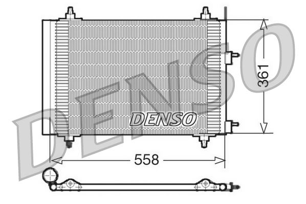 DENSO DCN21015 İklimlendirme Sistemi Klima Radyatörü - PEUGEOT 307 (3A/C) uyumlu