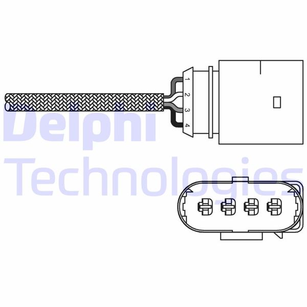 DELPHI ES20285-12B1 Emme & Egzoz Sistemi Egzoz Sensörleri - AUDI A4 B5 (8D2) uyumlu