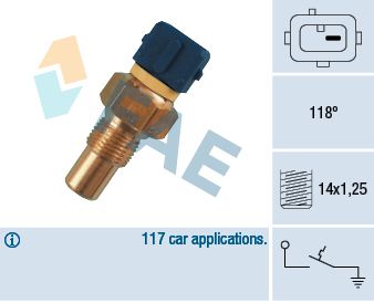 FAE 35290 Elektrik Sistemi Şalter - CITROËN AX (ZA-_) uyumlu
