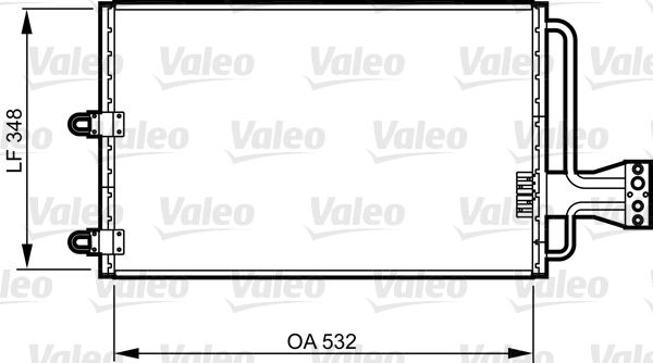 VALEO 816803 İklimlendirme Sistemi Klima Radyatörü - CITROËN XANTIA (X1_, X2_) uyumlu