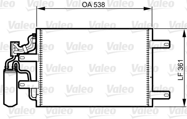 VALEO 814014 İklimlendirme Sistemi Klima Radyatörü - OPEL MERIVA A MPV (X03) uyumlu
