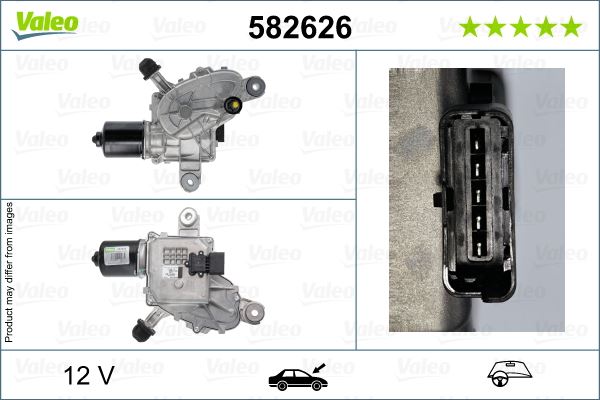 VALEO 582626 Kaporta & Gövde Parçaları Cam Silecek Mekanizması - CITROËN C4 PICASSO I MPV (UD_) uyumlu