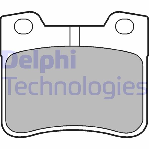 DELPHI LP1051 Fren Sistemleri Fren Balatası - PEUGEOT 106 I (1A, 1C) uyumlu