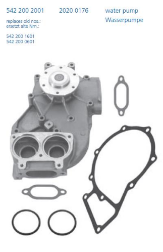 LASO 20200176 Motor Devirdaim - MERCEDES-BENZ ACTROS MP2 / MP3 uyumlu