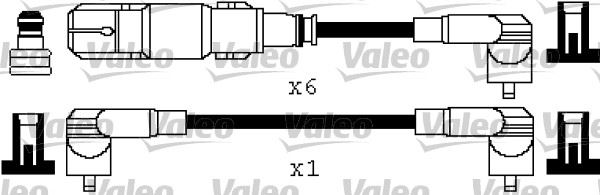 VALEO 346369 Ateşleme Sistemi Ateşleme Kablosu - VW PASSAT B3/B4 (3A2, 35I) uyumlu