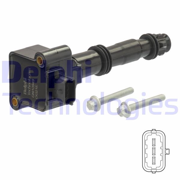 DELPHI GN10949-12B1 Ateşleme Sistemi Ateşleme Bobini - PORSCHE 911 (997) uyumlu
