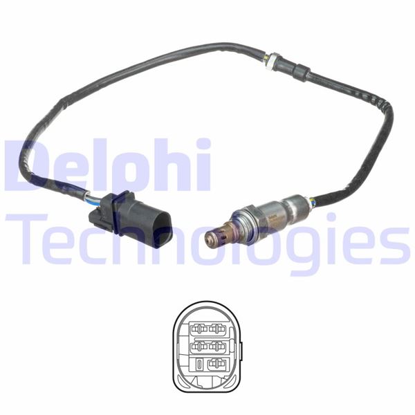 DELPHI ES21091-12B1 Emme & Egzoz Sistemi Egzoz Sensörleri - VW TOURAN (1T3) uyumlu