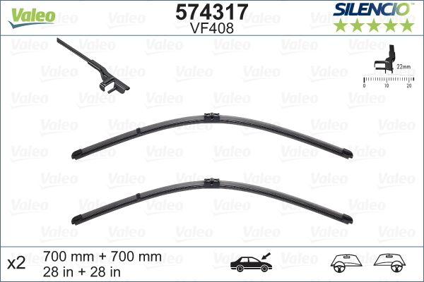 VALEO 574317 Kaporta & Gövde Parçaları Cam Silecek Mekanizması - MERCEDES-BENZ S-SERISI (W221, V221) uyumlu