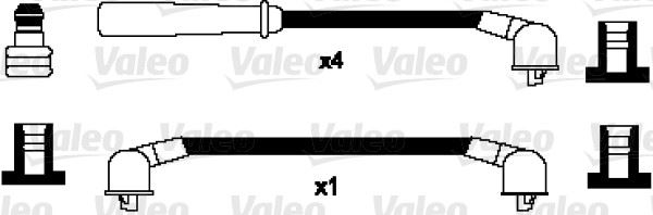 VALEO 346064 Ateşleme Sistemi Ateşleme Kablosu - SUZUKI ALTO IV (EF, SH410_) uyumlu