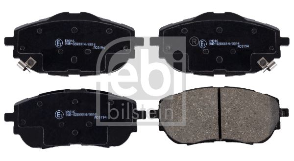 FEBI BILSTEIN 170291 Fren Sistemleri Fren Balatası - TOYOTA COROLLA Sedan (_E18_, ZRE1_) uyumlu