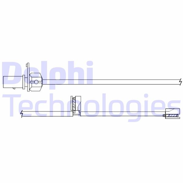 DELPHI LZ0283 Fren Sistemleri Aşınma Göstergesi - AUDI Q5 (8RB) uyumlu