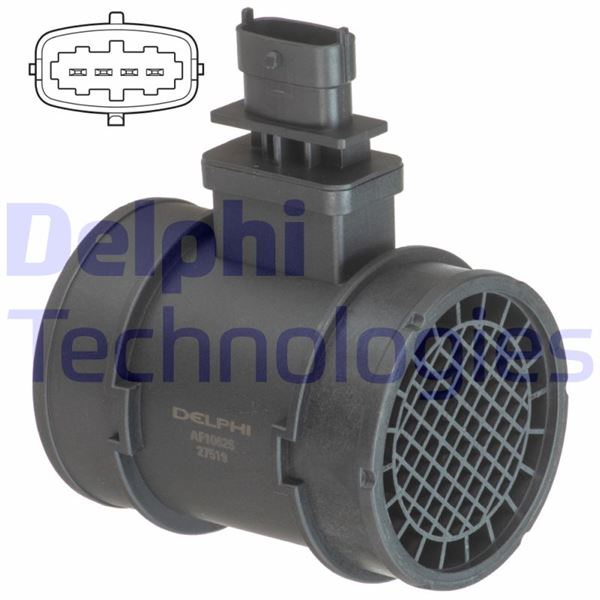 DELPHI AF10626-12B1 Motor Hava Kütle Ölçer (MAF Sensörü) - FIAT DOBLO Kasa/büyük limuzin (223_) uyumlu