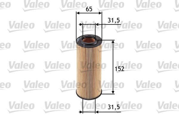 VALEO 586545 Motor Yağ Filtresi - BMW X6 (E71, E72) uyumlu