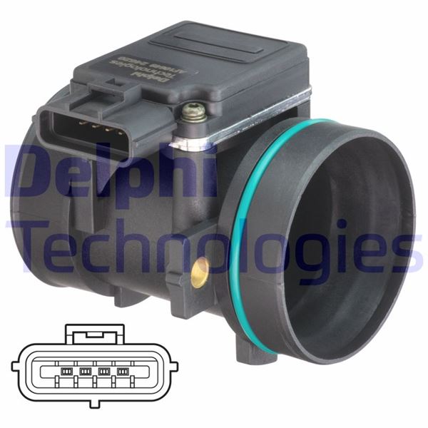 DELPHI AF10649-12B1 Motor Hava Kütle Ölçer (MAF Sensörü) - FORD FIESTA IV (JA_, JB_) uyumlu