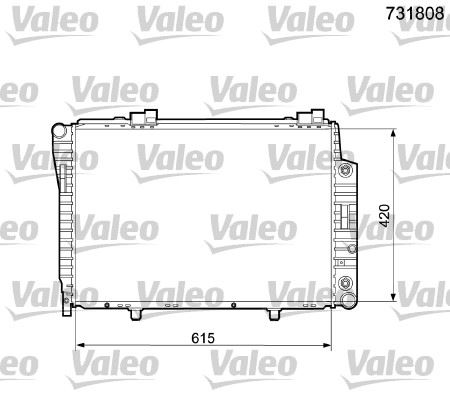 VALEO 731808 Soğutma Sistemi Su Soğutucu & Parçaları - MERCEDES-BENZ C-SERISI (W202) uyumlu