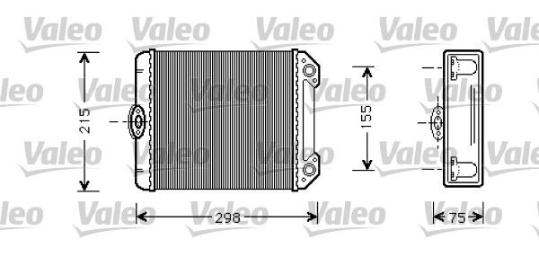 VALEO 812299 İklimlendirme Sistemi İç Mekan Isı Değiştirici - MERCEDES-BENZ S-SERISI (W126) uyumlu