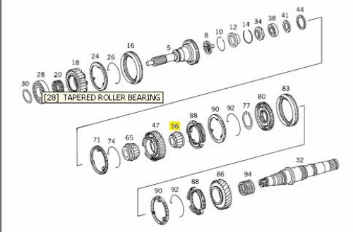 Rulman - MERCEDES ORIJINAL - A0159816205 Ürün Görseli
