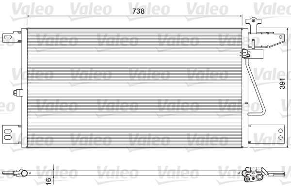 VALEO 815065 İklimlendirme Sistemi Klima Radyatörü - SCANIA R I uyumlu