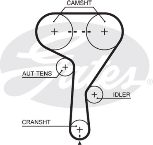 GATES K015603XS Motor Triger Seti - OPEL ASTRA J Sports Tourer (P10) uyumlu