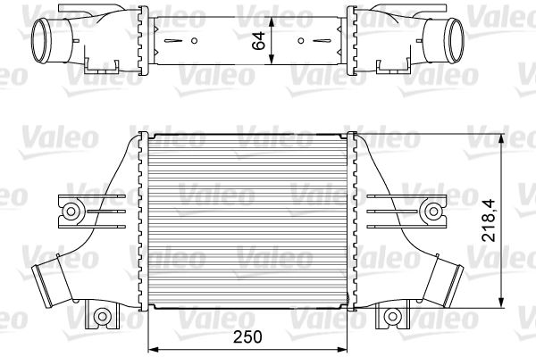 VALEO 818638 Motor Turbo Radyatörü - MITSUBISHI ASX (GA_W_) uyumlu