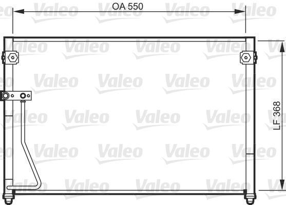 VALEO 818085 İklimlendirme Sistemi Klima Radyatörü - MAZDA 626 V (GF) uyumlu