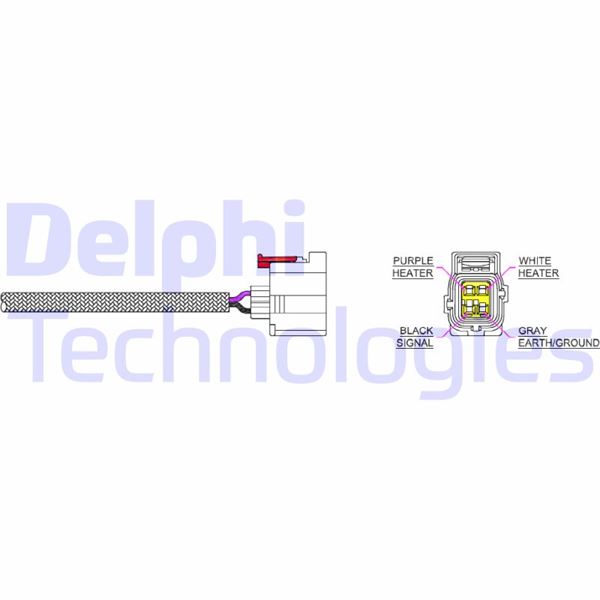 DELPHI ES20228-12B1 Emme & Egzoz Sistemi Egzoz Sensörleri - CHRYSLER 300C (LX, LE) uyumlu
