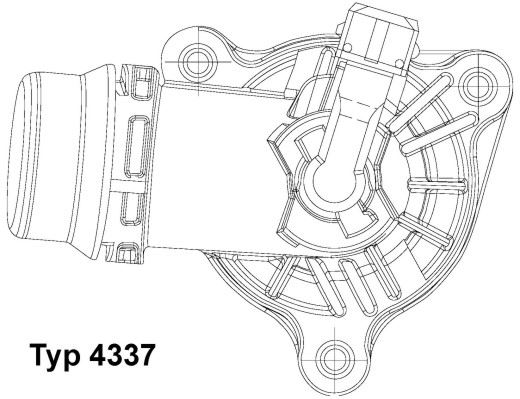 BorgWarner (Wahler) 4337.105D Motor Termostat - BMW 3 Touring (E91) uyumlu