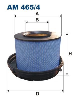 FILTRON AM 465/4 Motor Hava Filtresi - MERCEDES-BENZ ACTROS MP2 / MP3 uyumlu