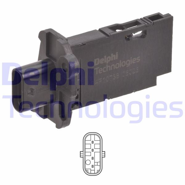 DELPHI AF10738-12B1 Motor Hava Kütle Ölçer (MAF Sensörü) - BMW 1 (F20) uyumlu