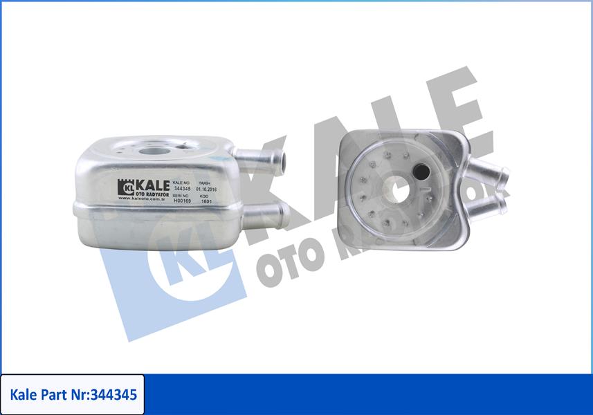 KALE OTO RADYATÖR 344345 Motor Yağ Soğutucusu - AUDI 80 B2 Sedan (811, 813, 814, 819, 853) uyumlu